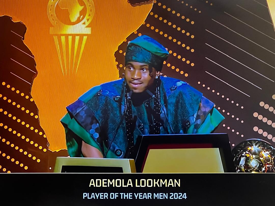 Ademola Lookman Wins 2024 CAF Player Of The Year Award People&Politics